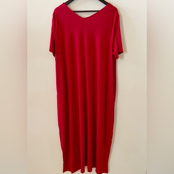 Brand New Zenana Premium Red Maxi Dress Various - Picture 8 of 10